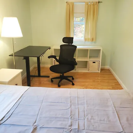 Private Room With Queen Bed And Work Station